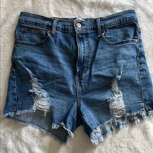 Denim Distressed Women's Shorts